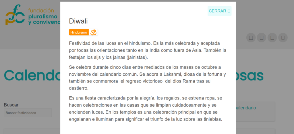Diwali 2022: La Federación Hindú de España abre la ceremonia de celebración en Europa Diwali Pluralismo y Convivencia Diwali 2022: La Federación Hindú de España abre la ceremonia de celebración en Europa