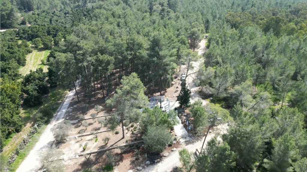 20230302 Israel Forest inauguration DRONE El presidente del Congreso Mundial para el Diálogo Intercultural e Interreligioso, Gustavo Guillerme, presentó en Israel su proyecto de paz 2023-2045